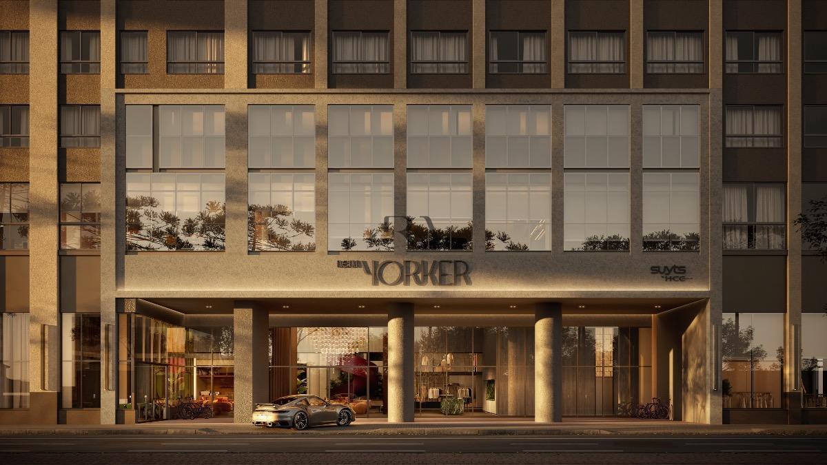 Fachada do empreendimento New Yorker, da Gt Building, no Centro, em Curitiba