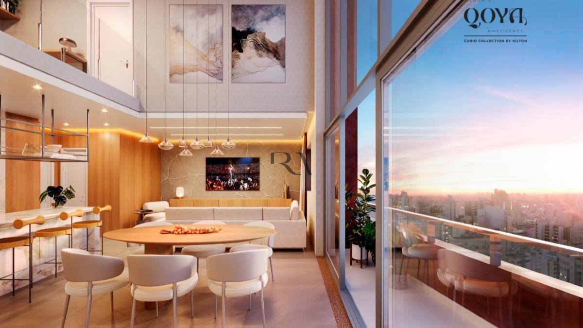 Apartamento Duplex com 3 suites no Batel - Qoya Residence Curio Collection