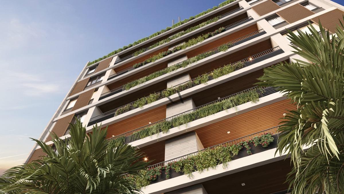 Fachada de apartamento garden de 304 m² à venda no Ahú, em Curitiba