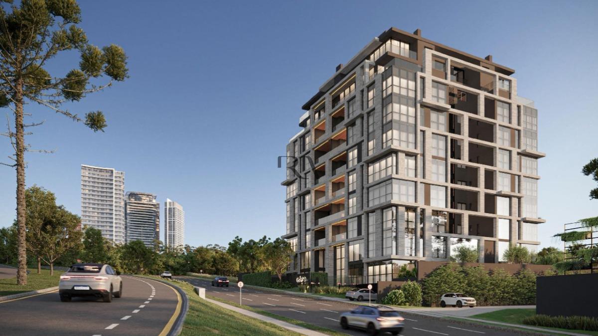 Fachada de cobertura de 280 m² à venda no Mossunguê, em Curitiba