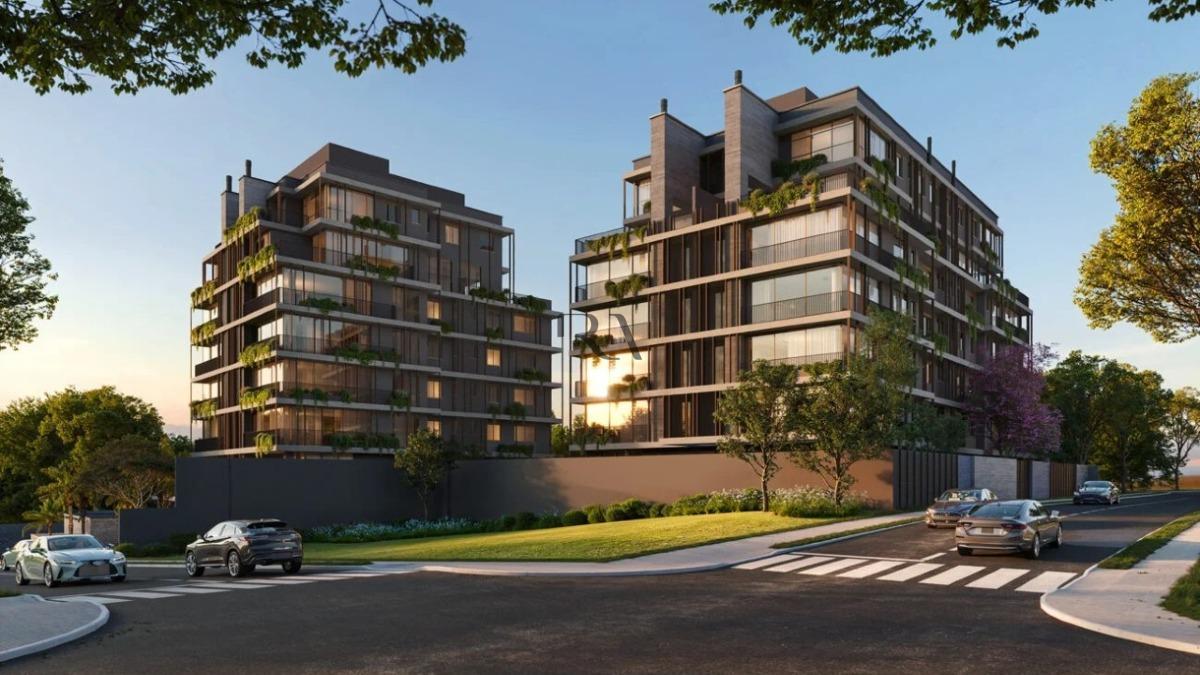 Fachada de apartamento garden de 463 m² à venda no Batel, em Curitiba