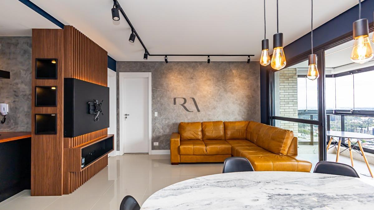 Apartamento mobiliado no Ecoville | 109 m², vista definida e 2 vagas