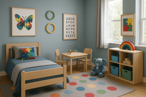Como decorar o quarto para um criança com autismo?
